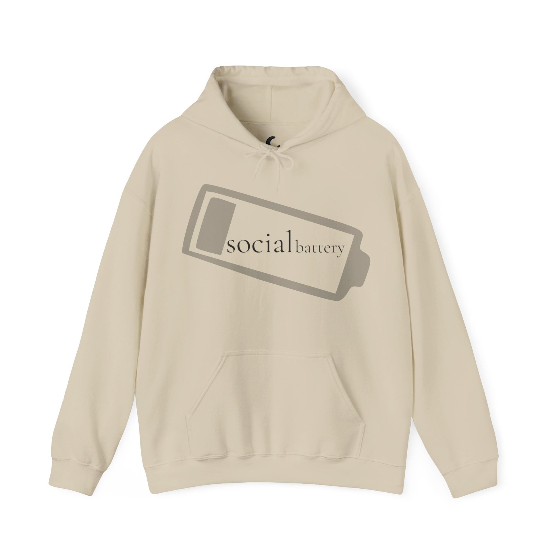 Social Battery — Quiet Comfort Hoodie