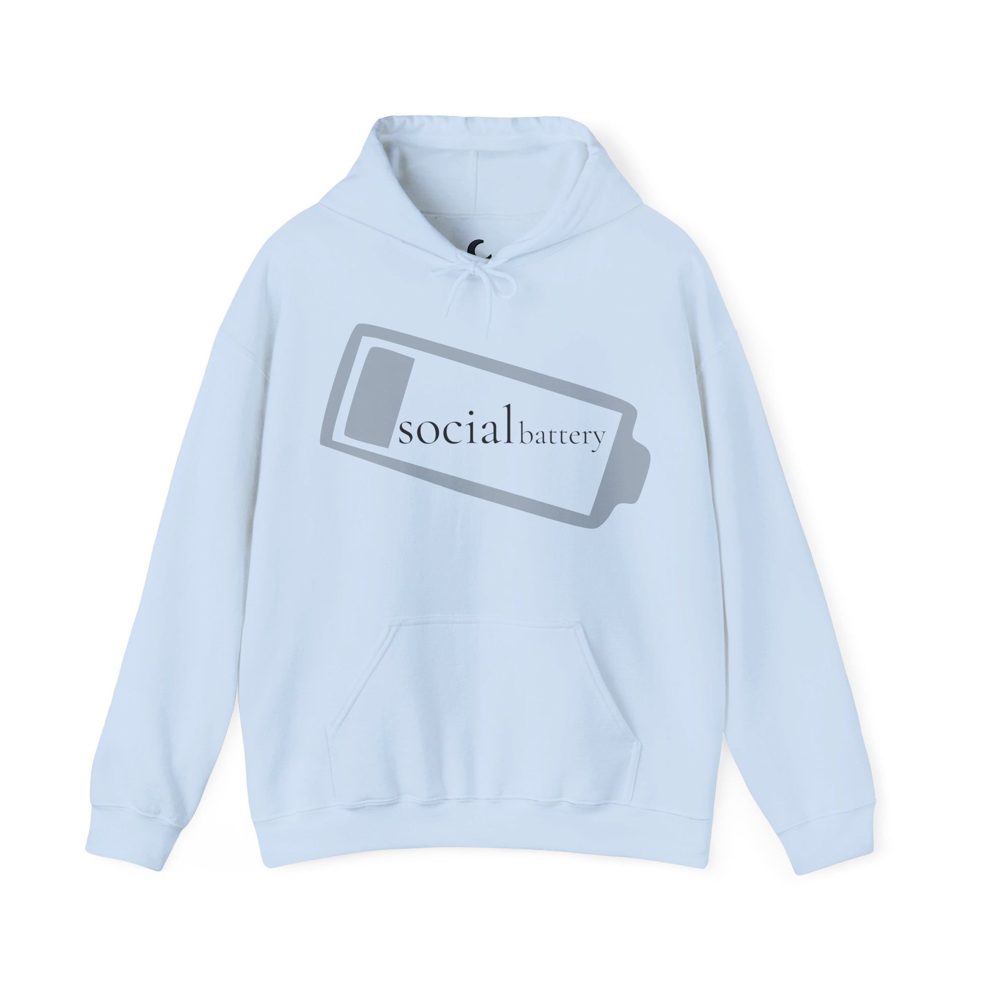 Social Battery — Quiet Comfort Hoodie