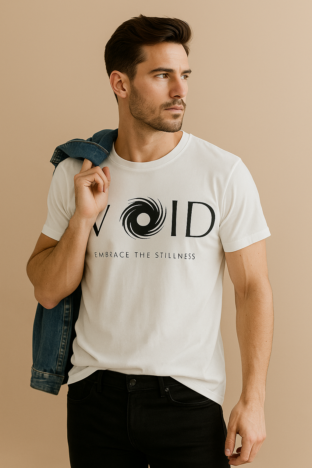 VOID – Embrace the Stillness Tee - White