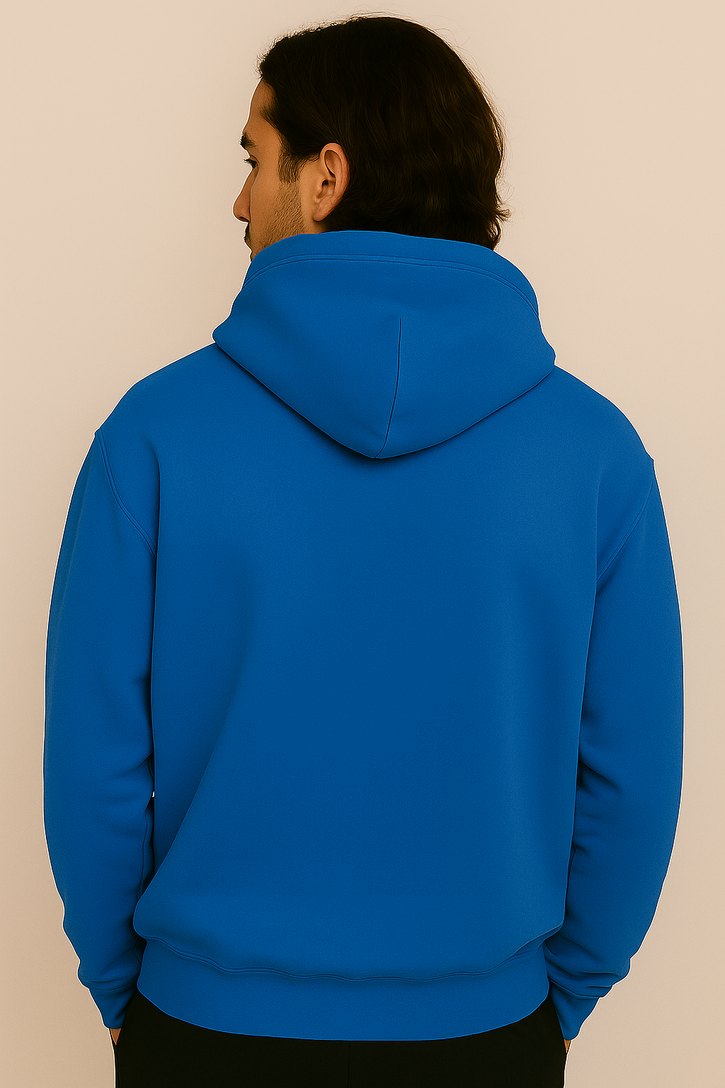 "DROWNED" Reflective Thought Hoodie – Lost in the Mind’s Depths - Blue