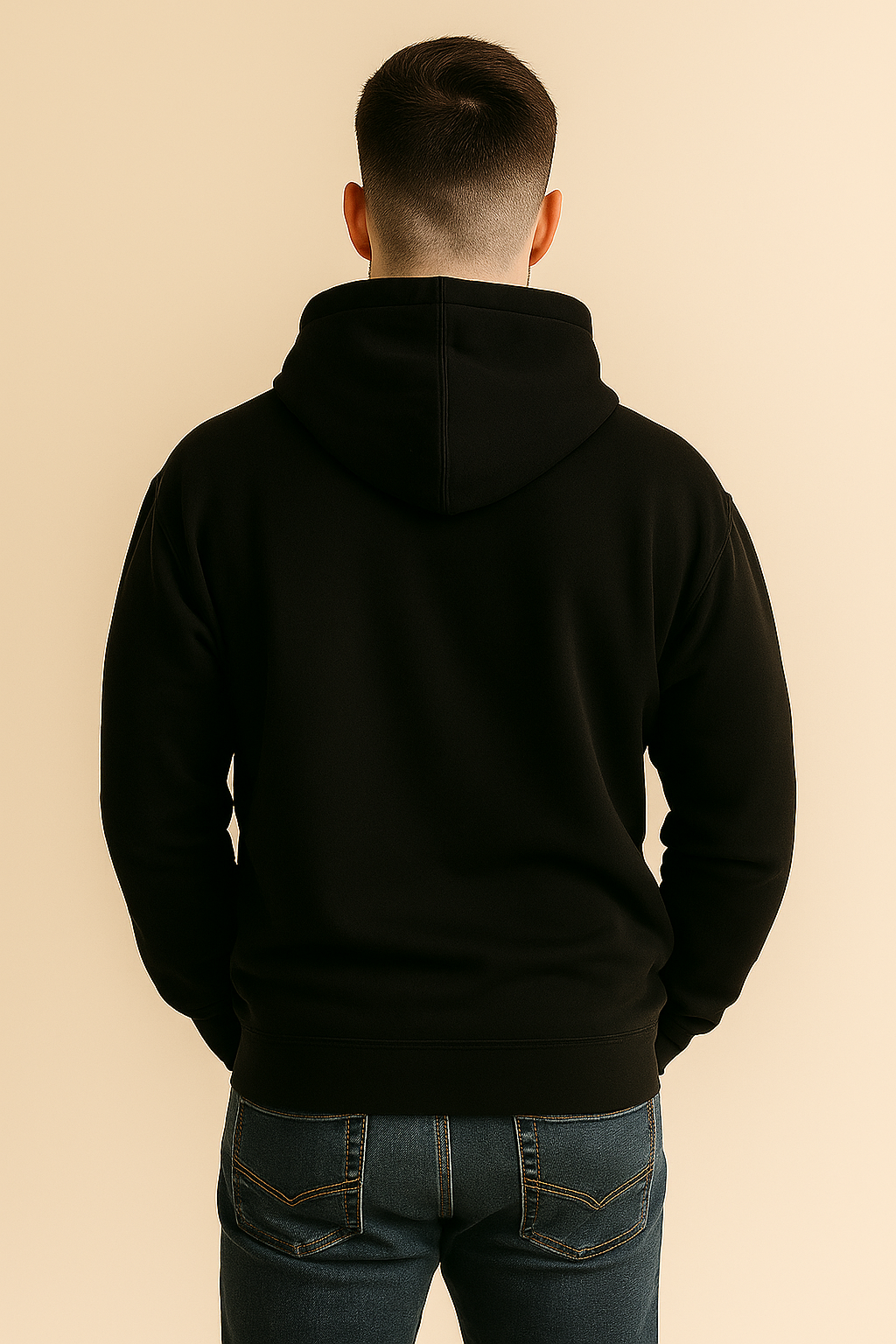 "FIND CALM IN CHAOS" Hoodie – Serenity Amid the Storm - Black