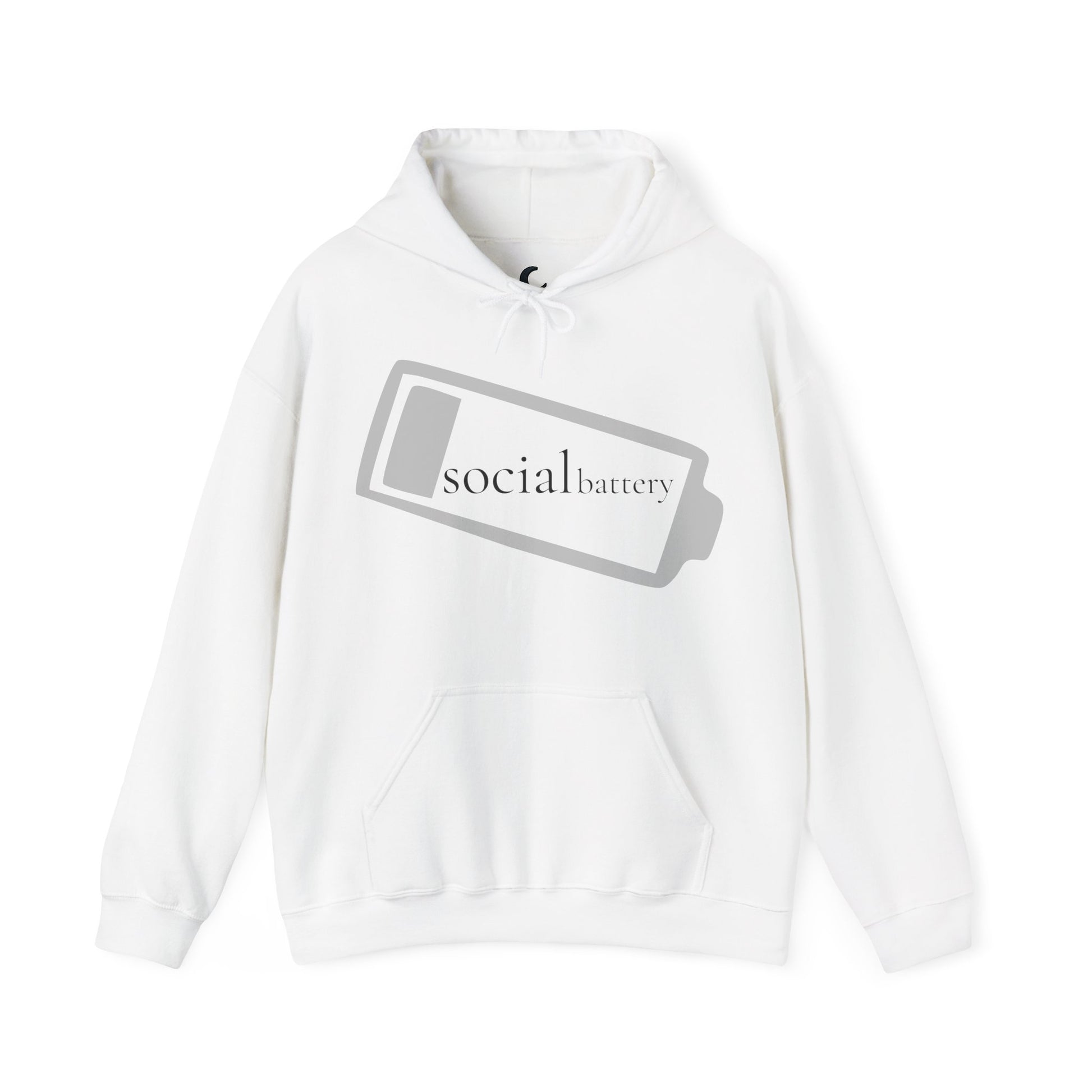 Social Battery — Quiet Comfort Hoodie