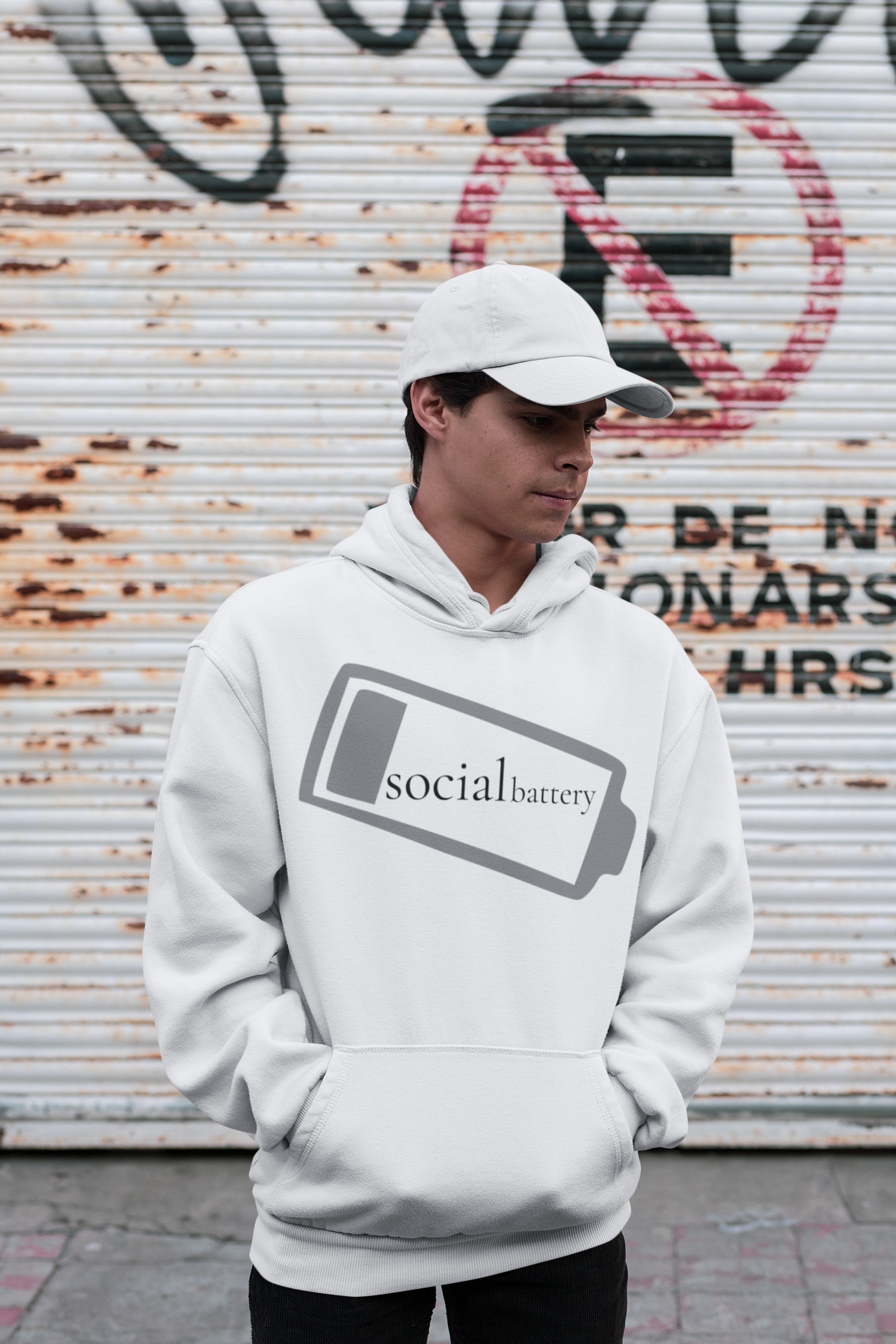 Social Battery — Quiet Comfort Hoodie