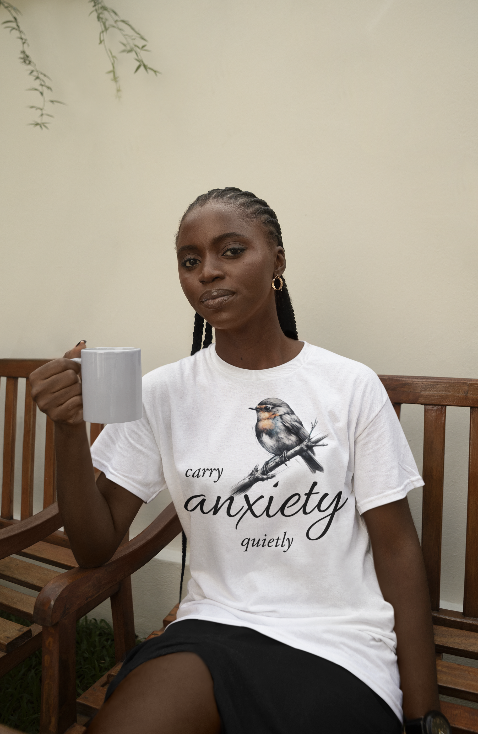 Carry Anxiety Quietly — Everyday Tee
