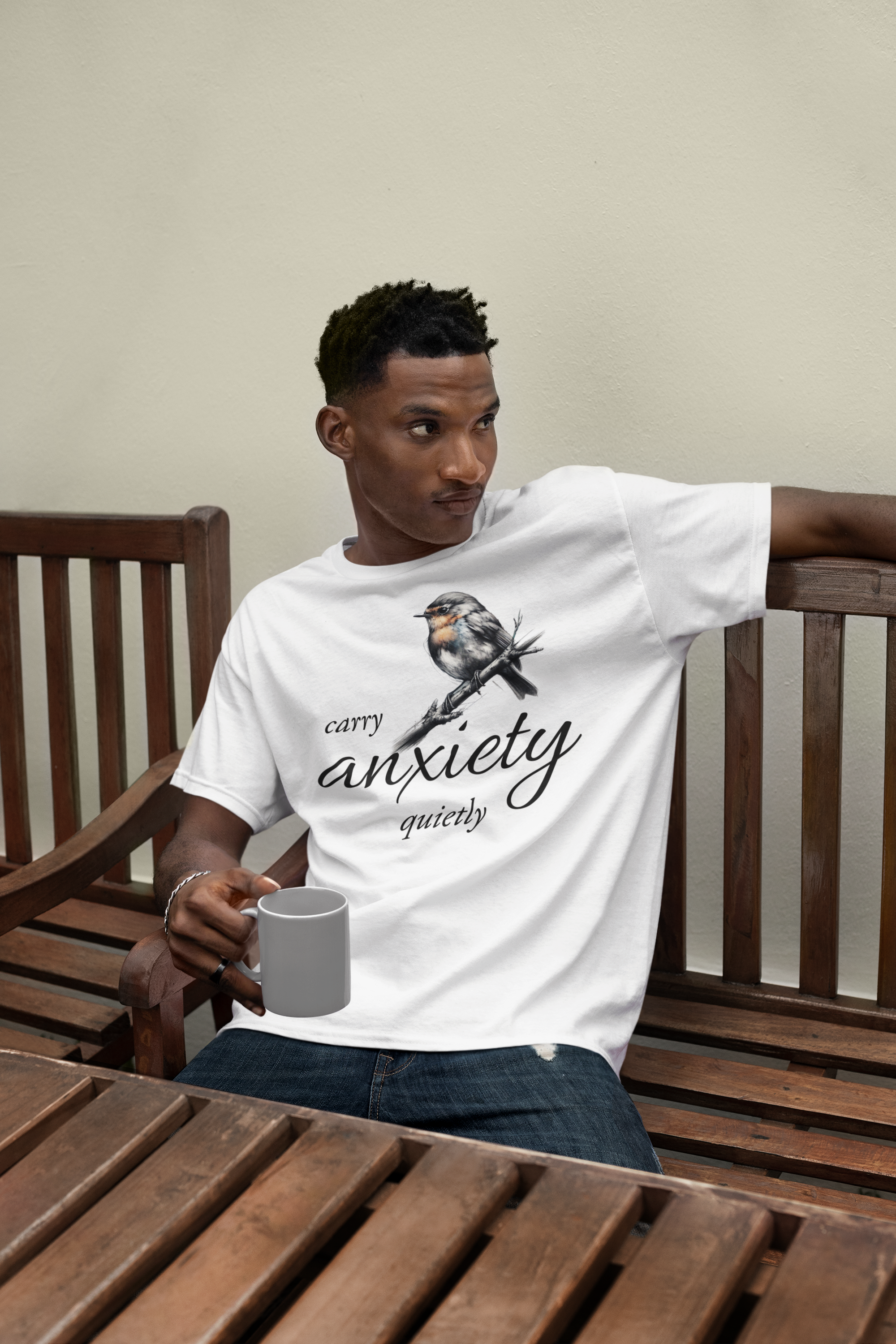 Carry Anxiety Quietly — Everyday Tee