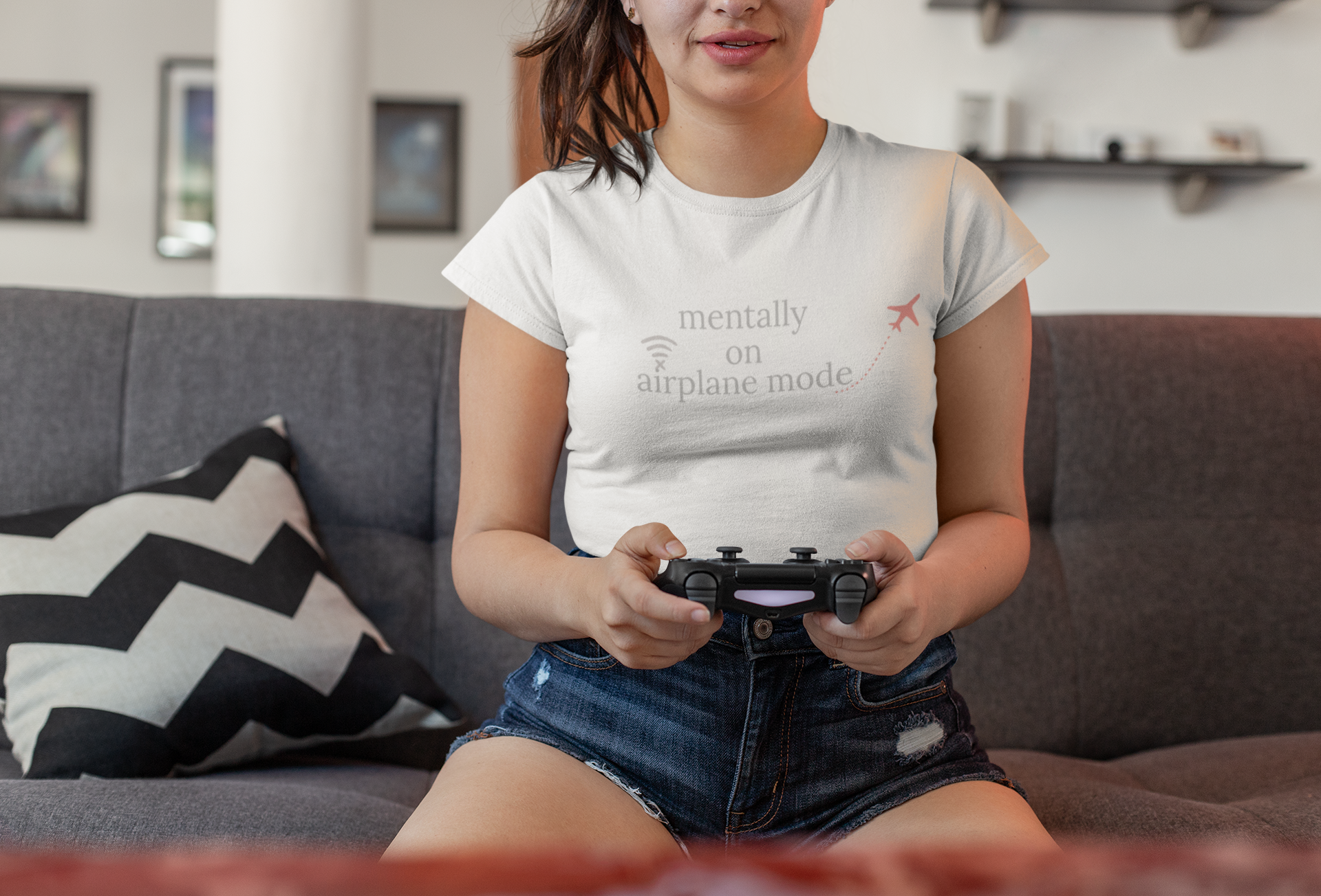 Mentally on Airplane Mode — Everyday Tee